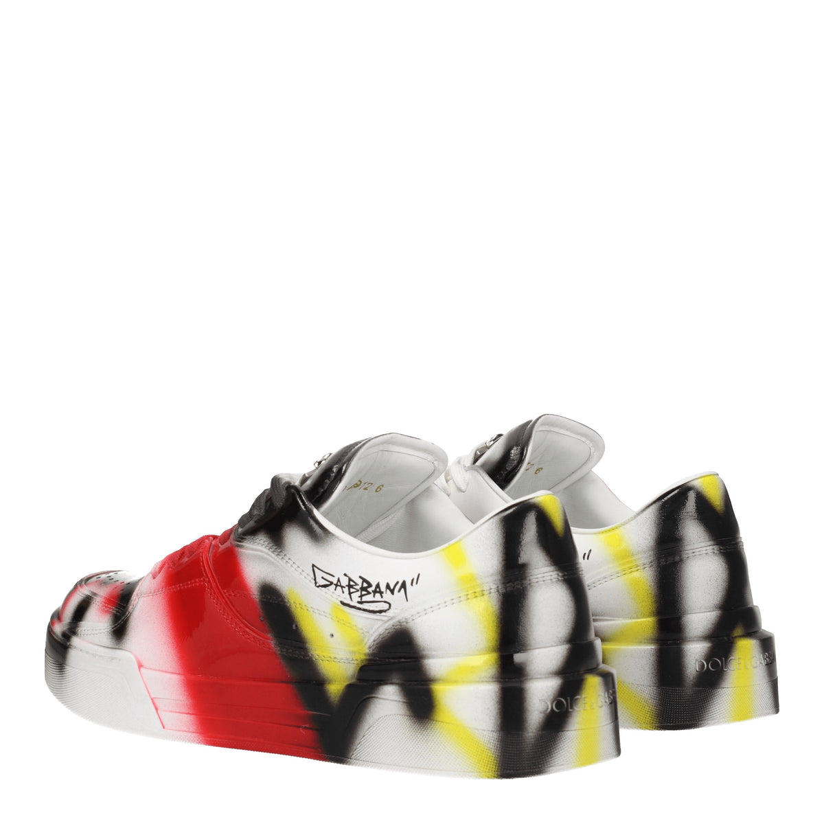 Dolce&Gabbana Sneakers Uomo Pelle Multicolor