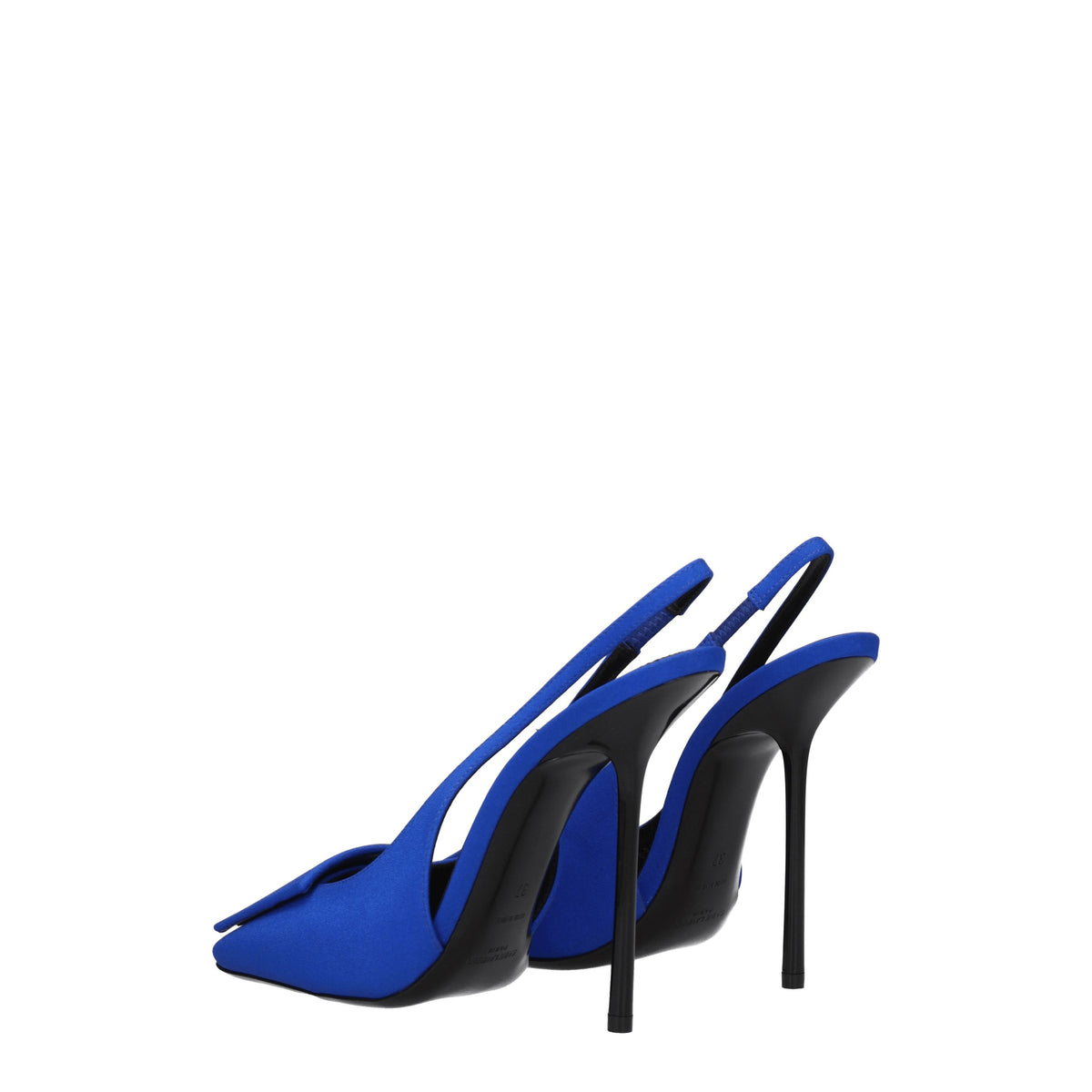 Saint Laurent Sandali george Donna Tessuto Blu