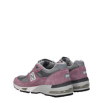 New Balance Sneakers 991 Donna Tessuto Grigio Malva