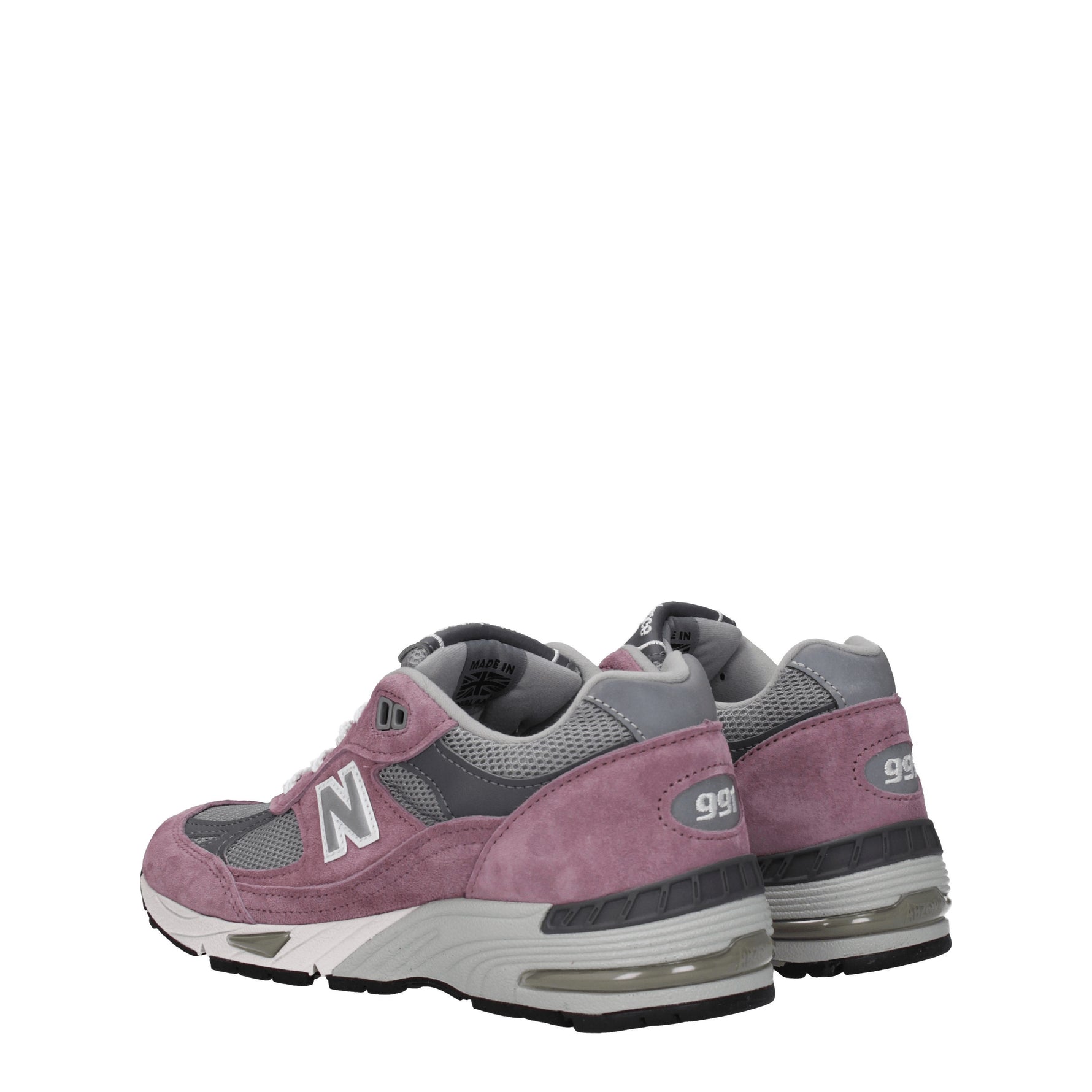 New Balance Sneakers 991 Donna Tessuto Grigio Malva