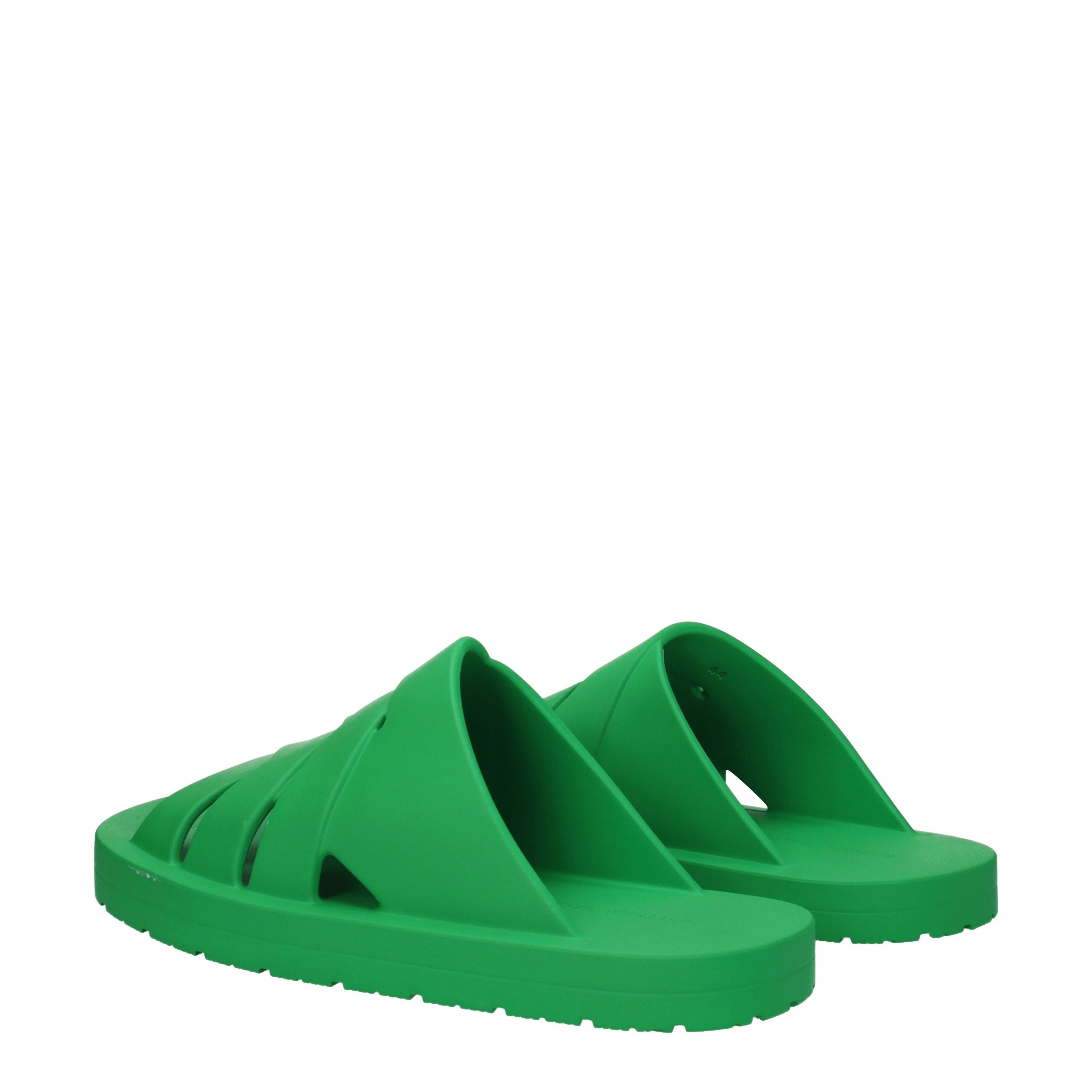 Bottega Veneta Slippers and Clogs Men Rubber Green/Parakeet | B-Exit –  B-Exit top shop online