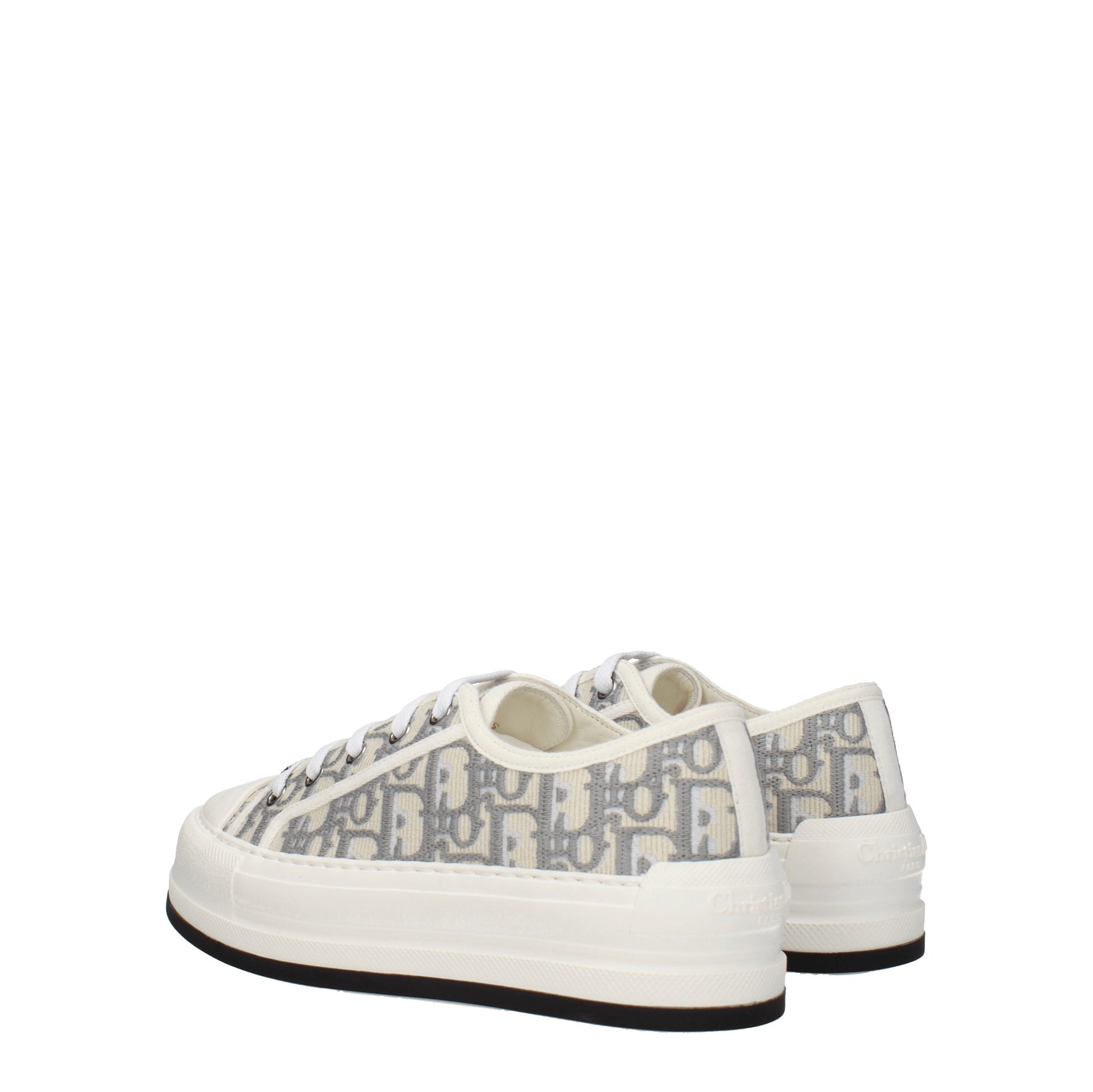 Christian Dior Sneakers Donna Tessuto Beige Sasso