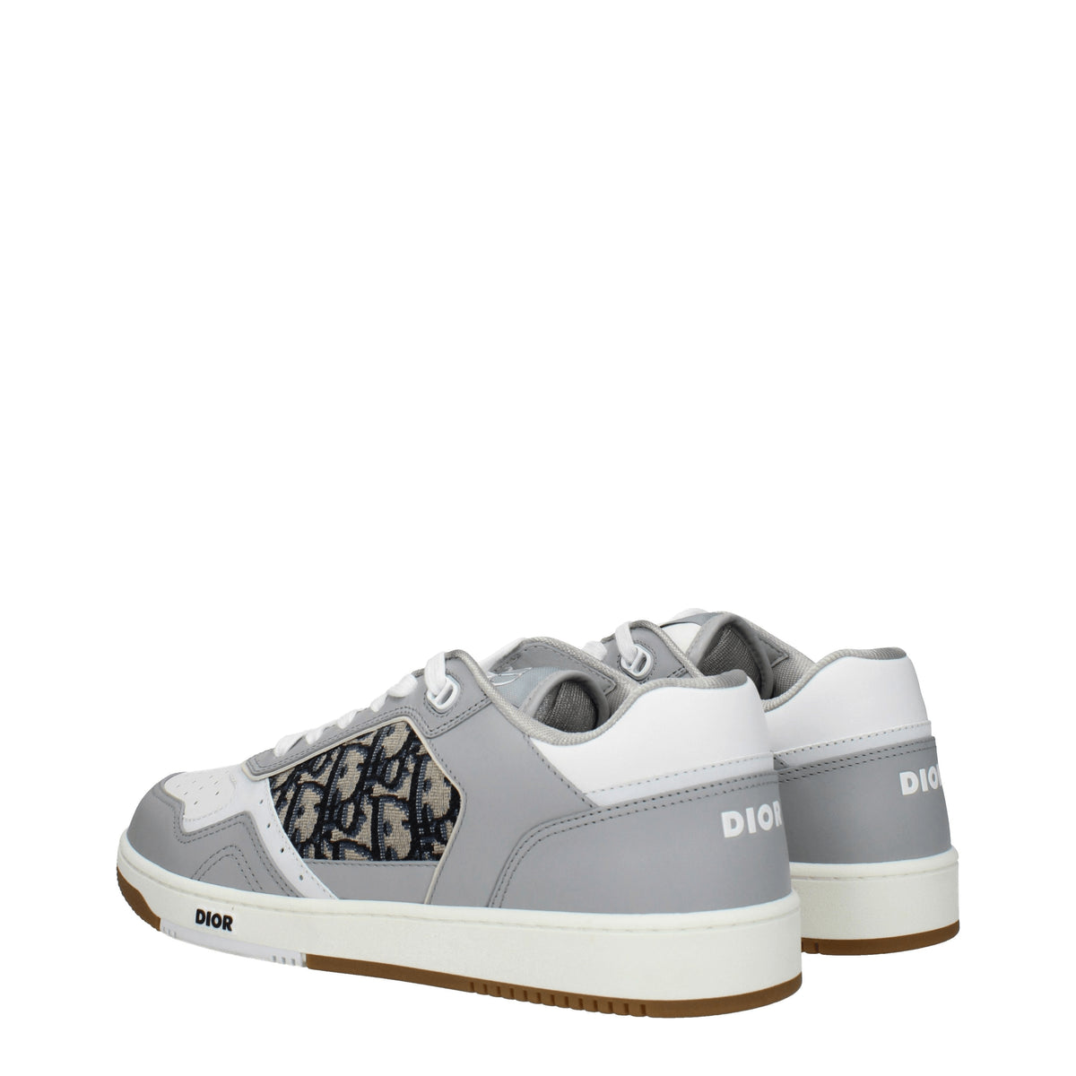 Christian Dior Sneakers Uomo Pelle Grigio Bianco