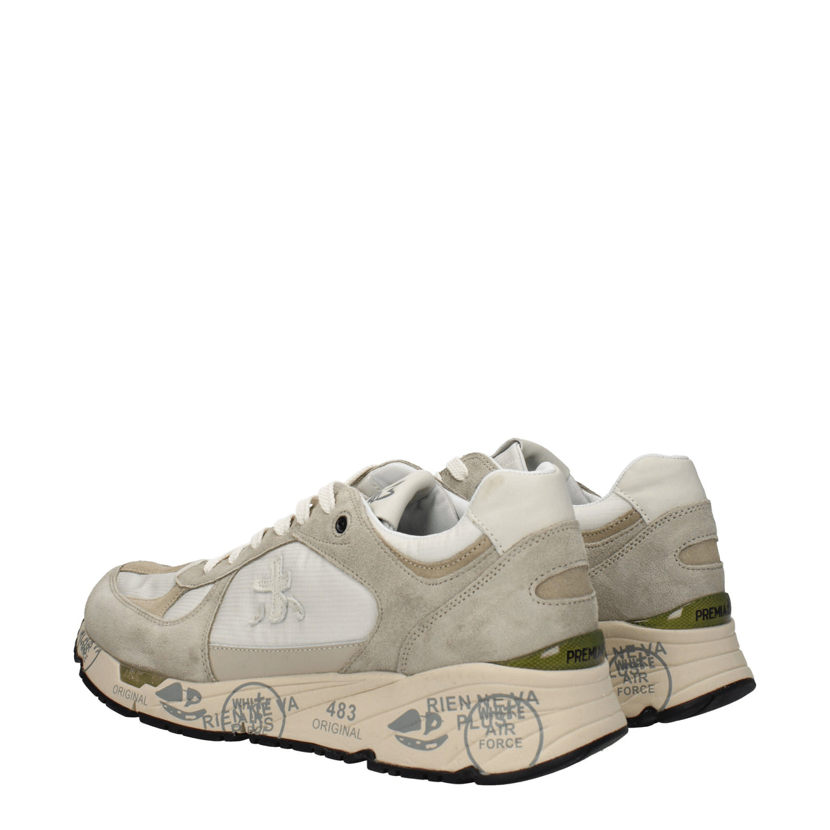 Premiata Sneakers mase Uomo Camoscio Grigio Grigio Chiaro