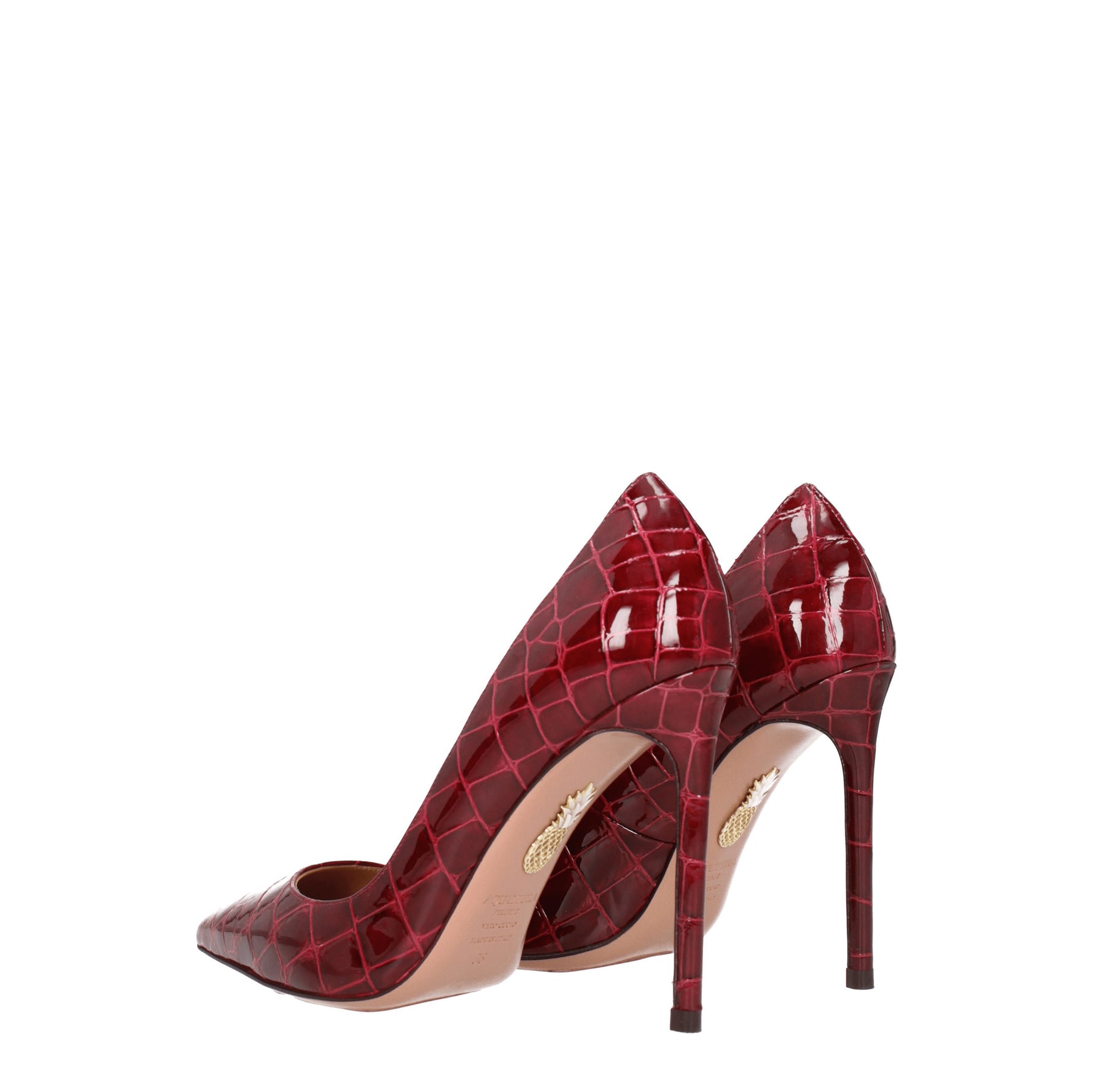 Aquazzura Décolleté puriat Donna Pelle Rosso Melanzana