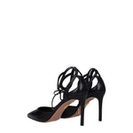 Aquazzura Sandali tessa Donna Pelle Nero