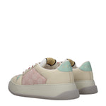 Gucci Sneakers Donna Camoscio Beige Rosa