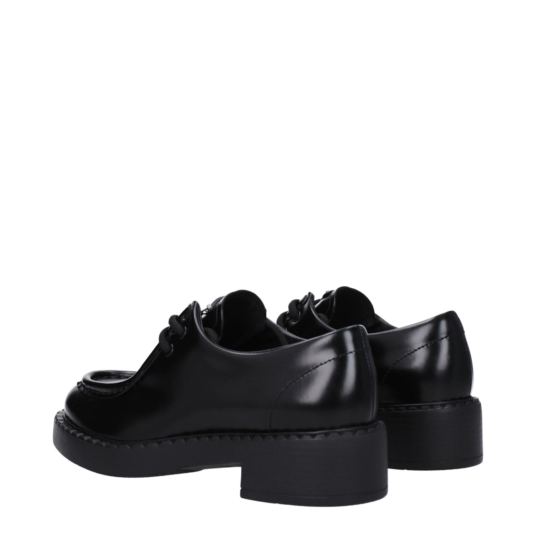 Prada Derby Donna Pelle Nero