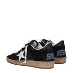 Golden Goose Sneakers ball star Donna Camoscio Nero Bianco