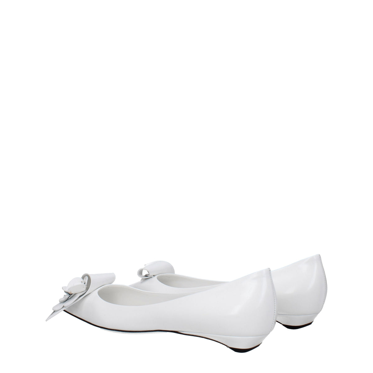 Prada Ballerine Donna Pelle Bianco