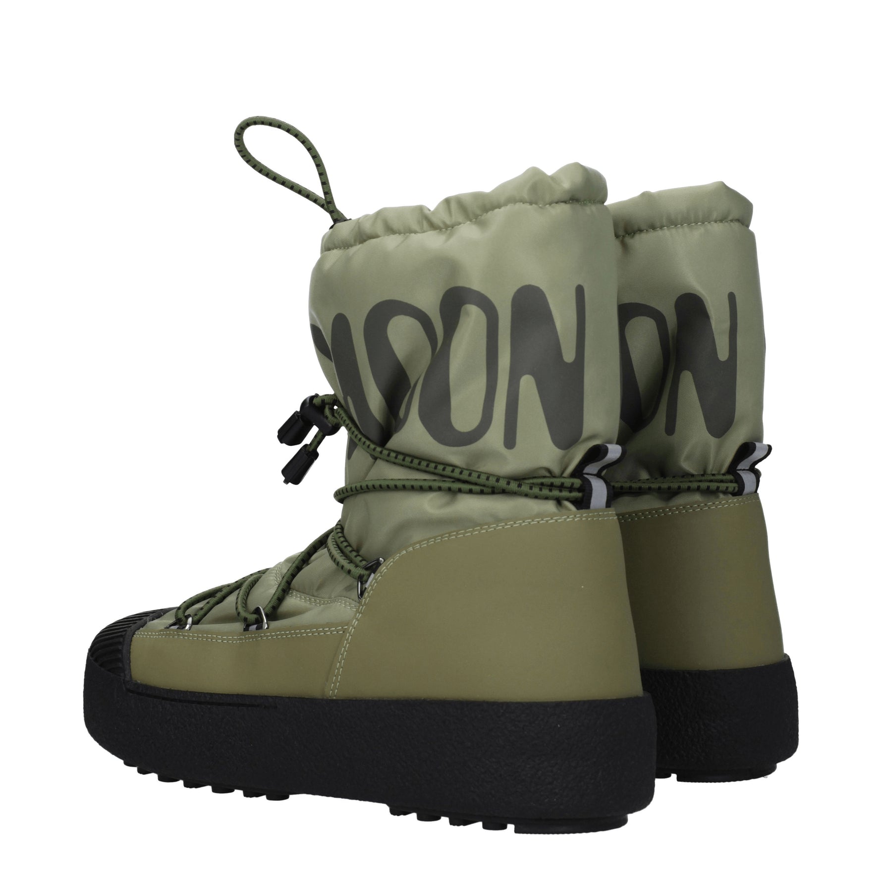 Moon Boot Stivaletti mtrack polar Uomo Tessuto Verde Verde Militare