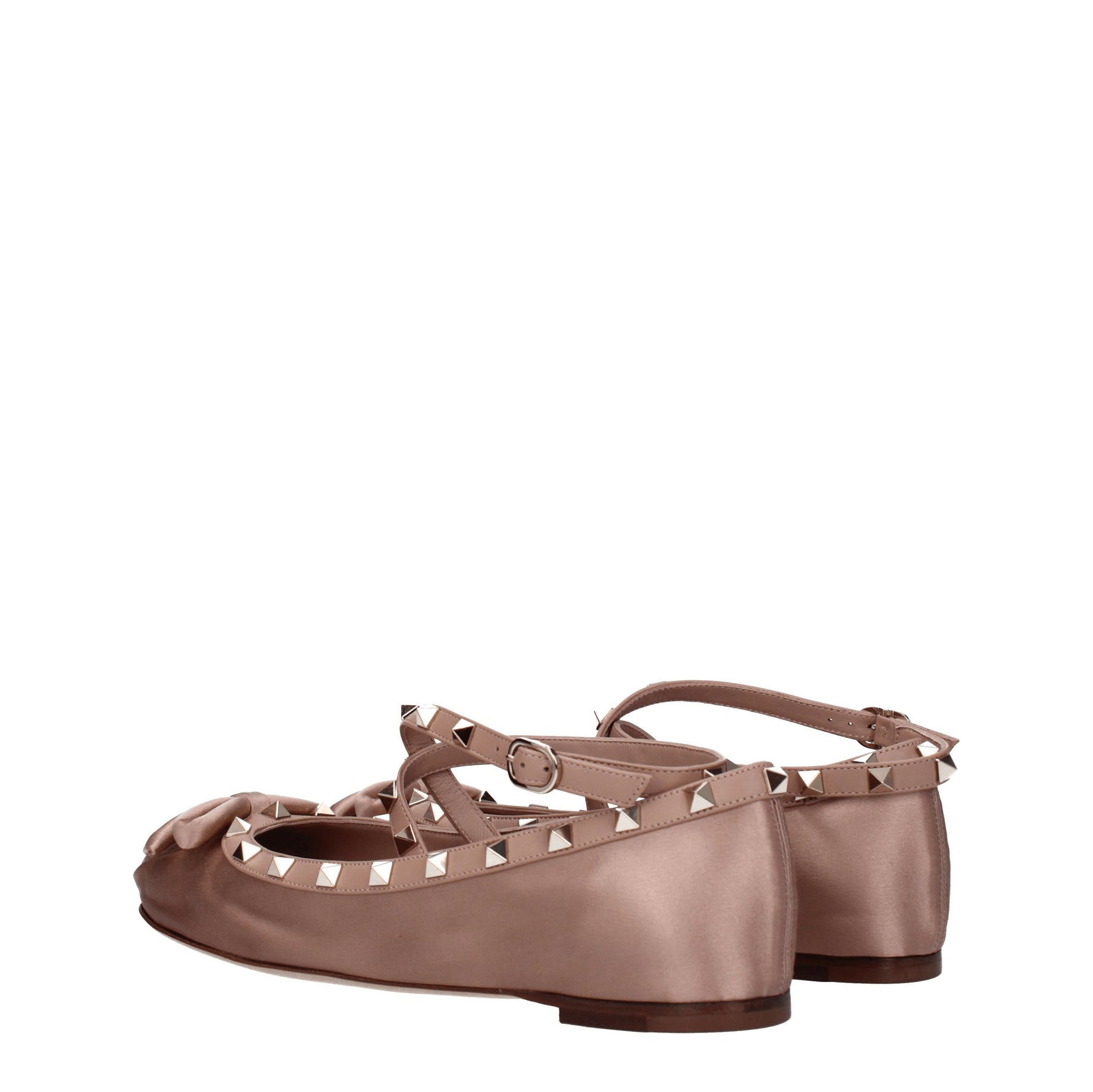 Valentino Garavani Ballerine rockstud Donna Raso Rosa Rose