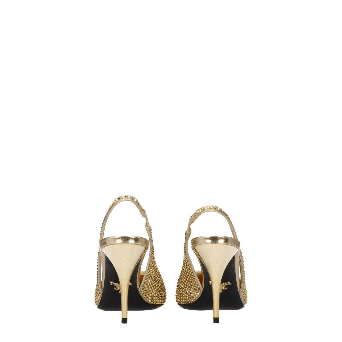 Prada Sandali Donna Raso Oro