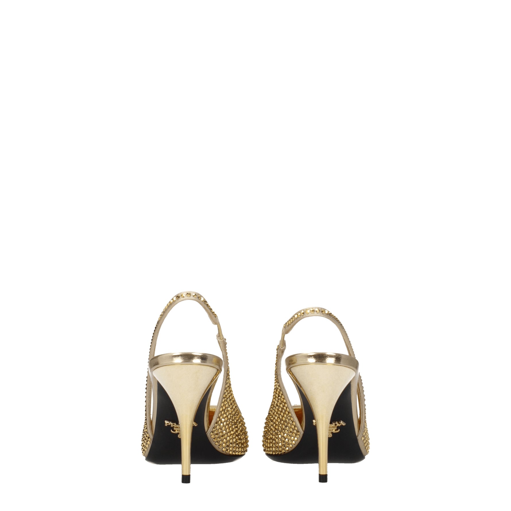 Prada Sandali Donna Raso Oro