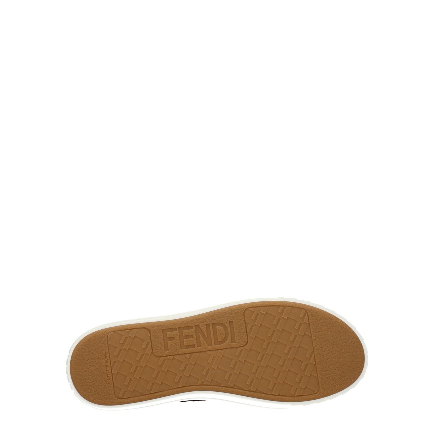 Fendi Sneakers domino Uomo Tessuto Blu Denim