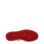 Celine Sneakers Donna Pelle Bianco Rosso