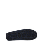 Tod's Mocassini Uomo Camoscio Blu Blu Notte