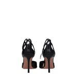 Aquazzura Sandali tessa Donna Pelle Nero